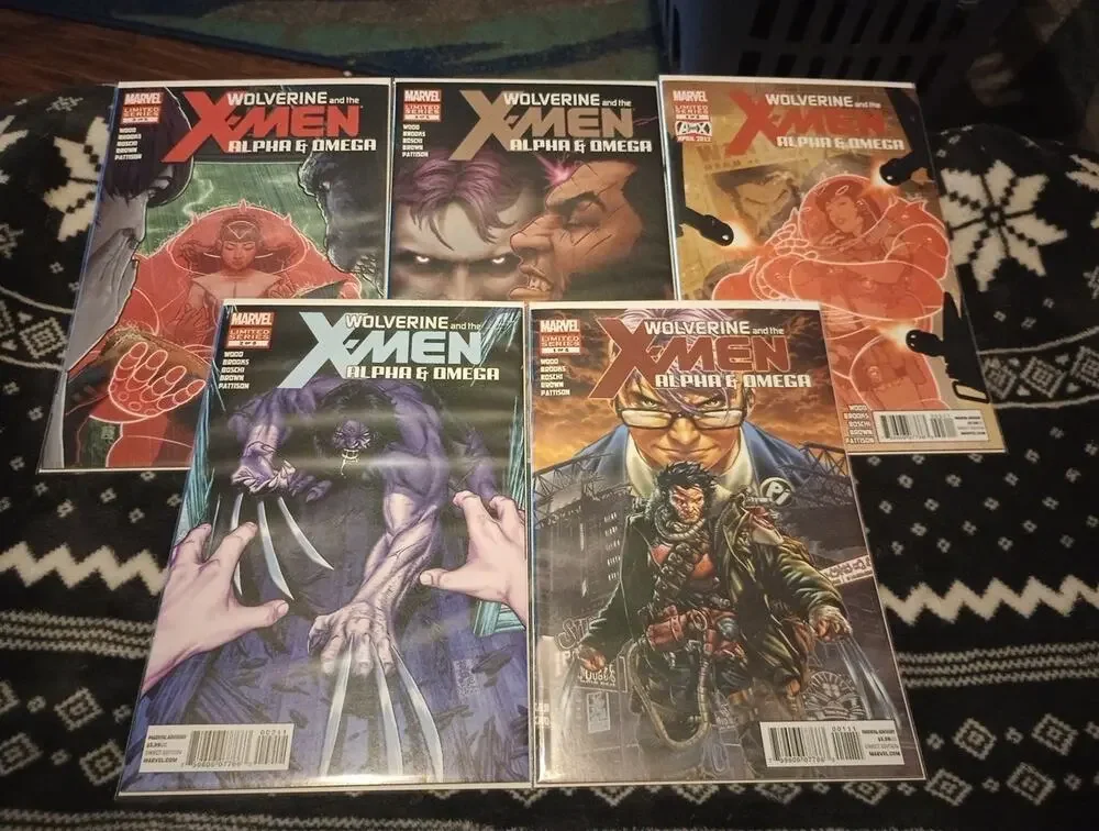 Wolverine And The X-men Alpha & Omega #1-5 Complete Series Marvel Comics NM